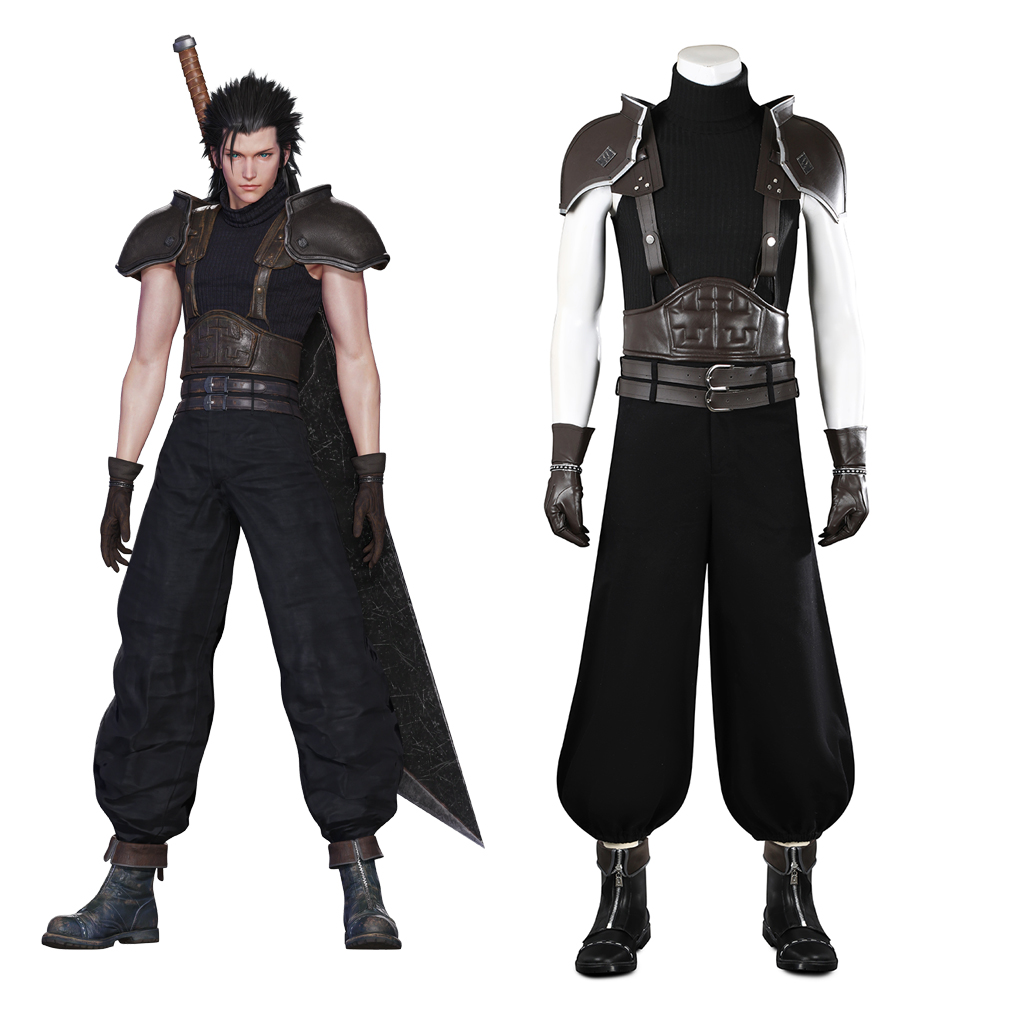 Men Shoes Europe To Us - ชุดคอสเพลย์แซ็ค แฟร์ ชุดยูนิฟอร์มจากเกม FF7 ชุดแซ็ค แฟร์