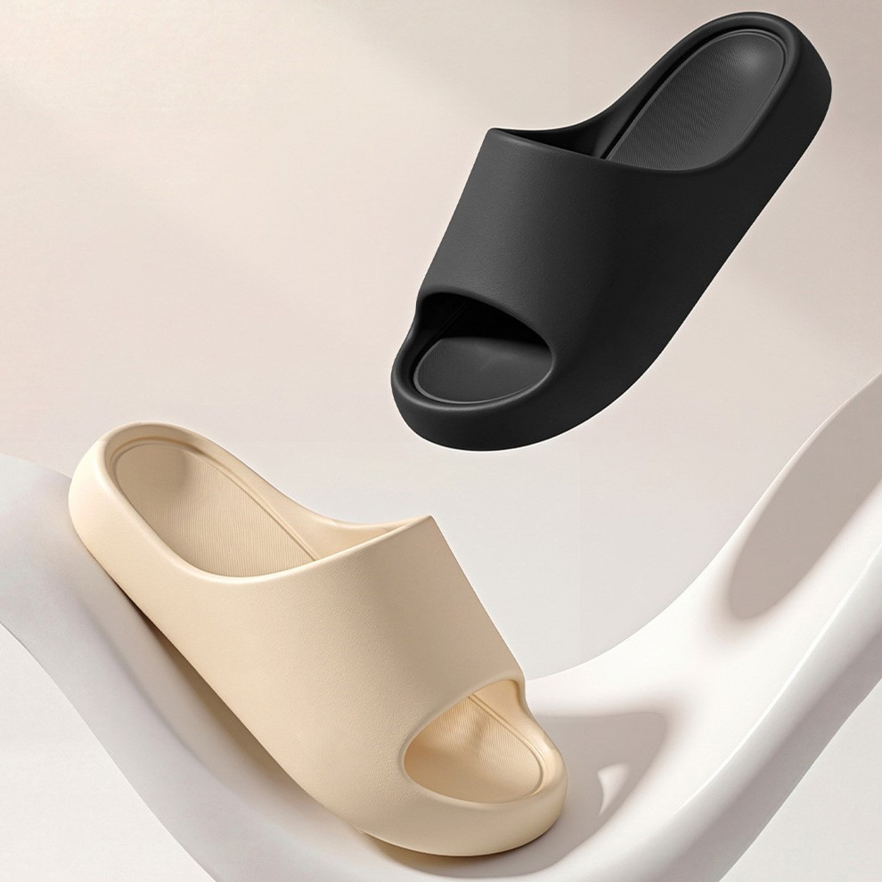 Men'S Shoes With Platform - รองเท้าแตะลำลองสำหรับฤดูร้อนแบบใหม่สำหรับผู้หญิงและผู้ชาย พื้นหนานุ่ม ใส่ในห้องน้ำได้ คู่รักใส่ได้ กันลื่น สวมใส่ในบ้าน