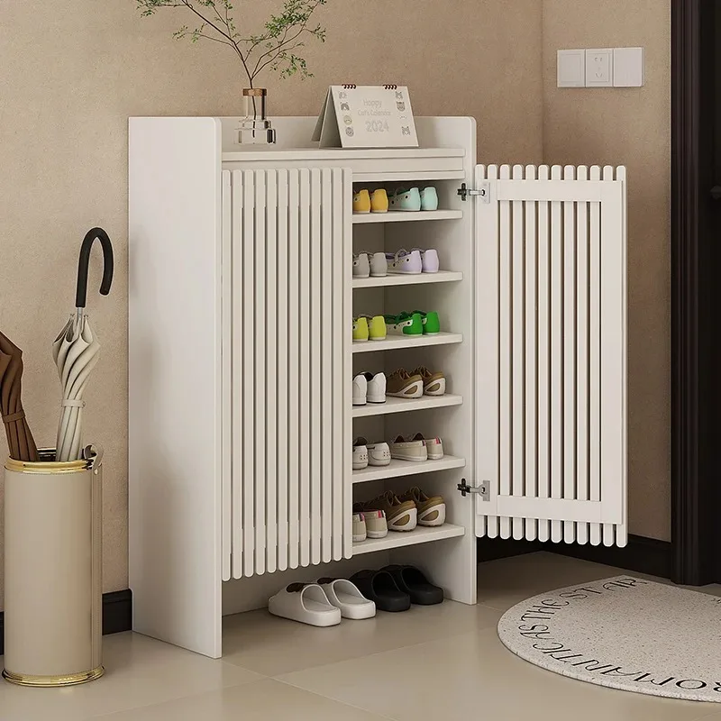 Men Shoes Rack - ชั้นวางรองเท้าทรงสี่เหลี่ยมผืนผ้า ระบายอากาศได้ดี ความจุสูง ปลอดภัย ขนาดใหญ่ ชั้นวางรองเท้าไม้