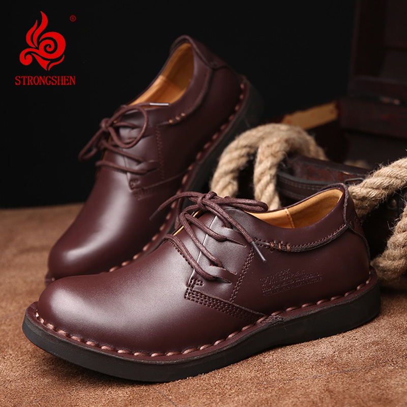 Men Shoes Louboutin - Strongshen รองเท้าหนังแท้สำหรับผู้ชาย, รองเท้าหนังแท้ใส่สบายหรูหราพื้นนุ่มใส่ทำงานทางการรองเท้างานแต่งงานลำลอง Zapatos Hombre
