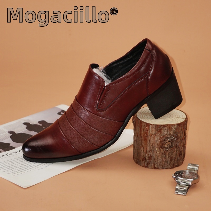 Men Shoes Europe To Us - ขายร้อนหนังผู้ชายรองเท้าส้นสูงยุโรปอเมริกาชี้ High-end จัดเลี้ยงรองเท้าธุรกิจผู้ชายรองเท้าทํางานอเนกประสงค์