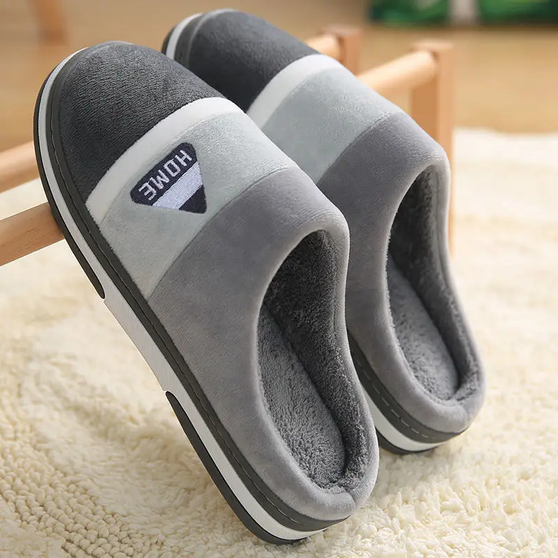 Men'S Shoes With Platform - ขนาดใหญ่ 48 49 ชายรองเท้าแตะผู้หญิงฤดูหนาว WARM สไลด์