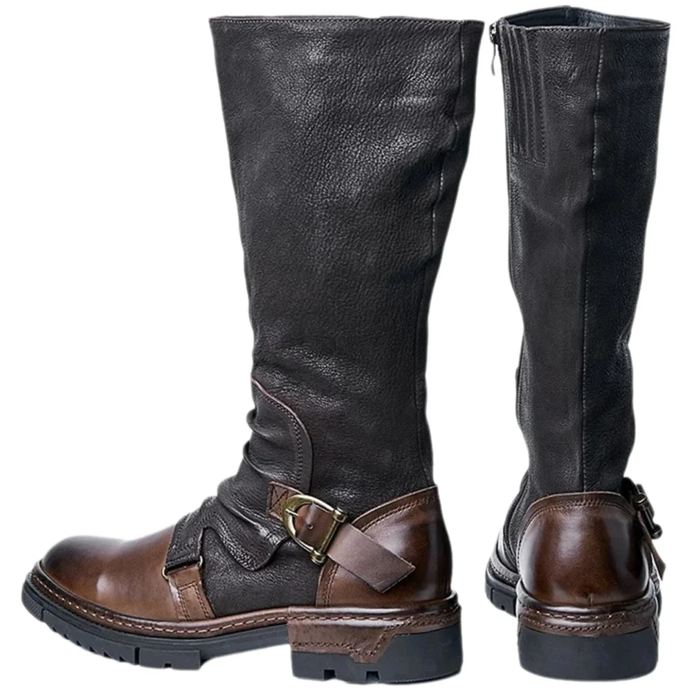 Men Shoes Europe To Us - รองเท้าบูทหนังเทียมสไตล์ยุคกลางสำหรับผู้ชาย รองเท้าบูทข้อเท้าสไตล์วิคตอเรียนเรเนซองส์ รองเท้าคอสเพลย์