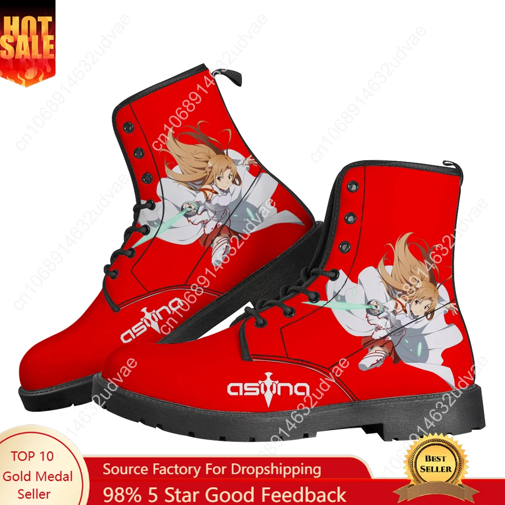 Men Shoes Online - รองเท้าดาบอาร์ตออนไลน์ อาสึนะ รองเท้าบูทผู้ชาย ผู้หญิง วัยรุ่น รองเท้าลำลอง