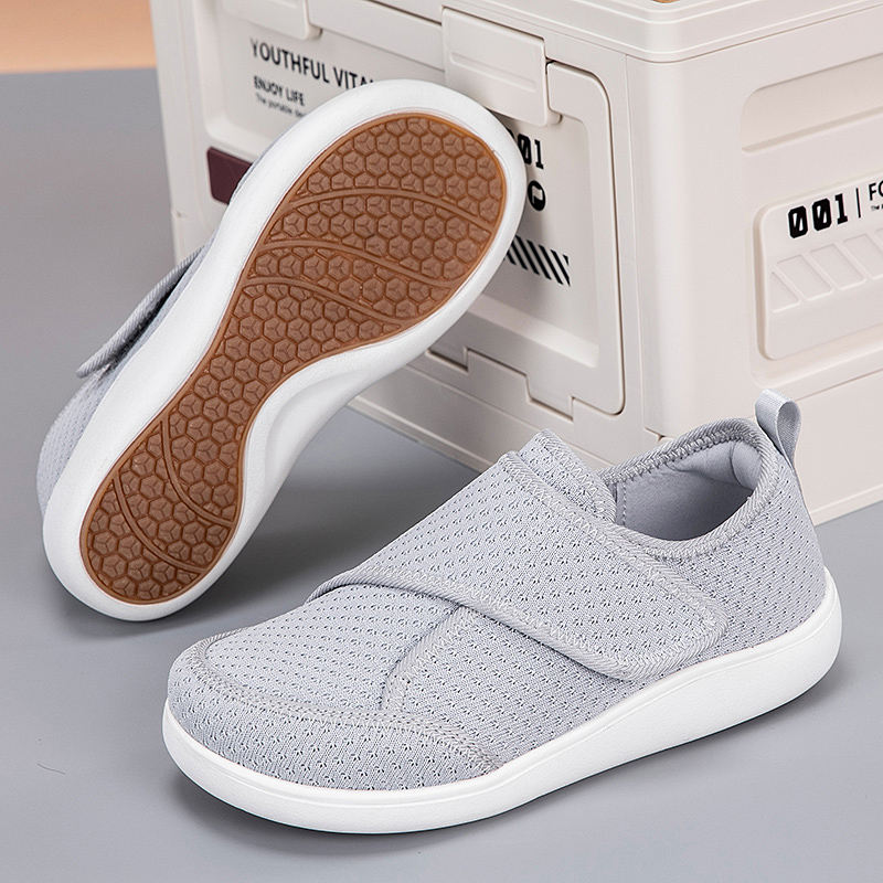 Men'S Shoes Wide Width - รองเท้าเปิดส้นสำหรับผู้สูงอายุ ปรับได้ เหมาะสำหรับผู้ป่วยเบาหวาน เท้าบวม นิ้วเท้ากว้าง นิ้วหัวแม่เท้าเก/นิ้วโป้งเท้าเอียง