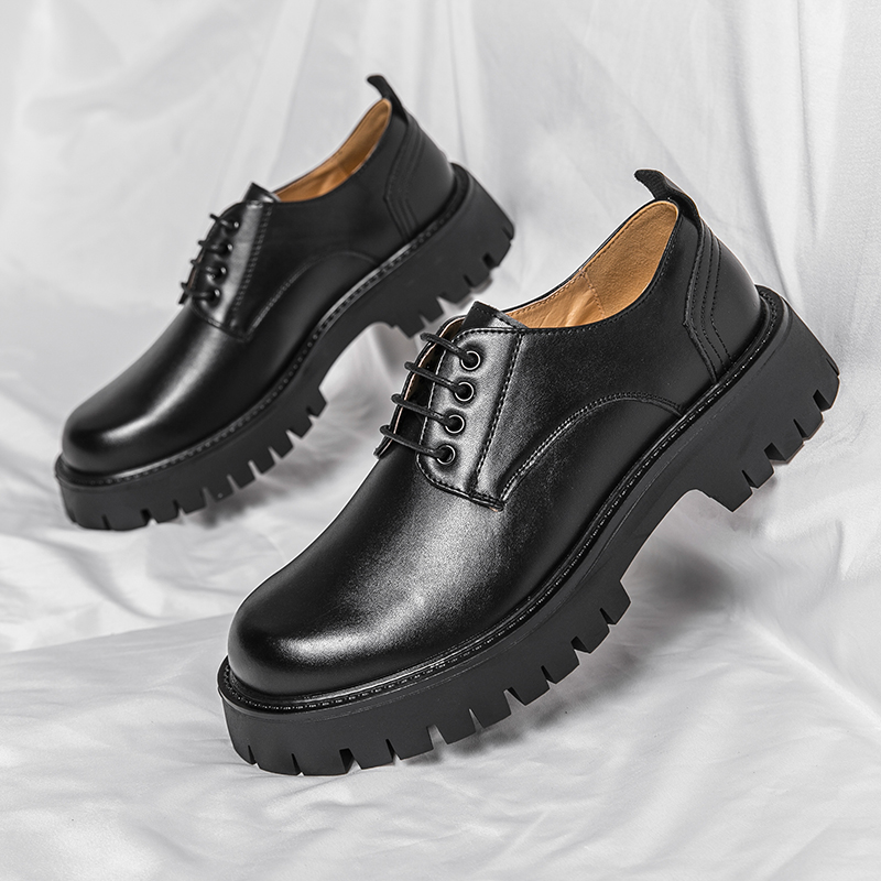 Men Shoes Louboutin - แพลตฟอร์มชาย Big HEAD หนังชายหนุ่มงานแต่งงานอย่างเป็นทางการธุรกิจ Casual Designer