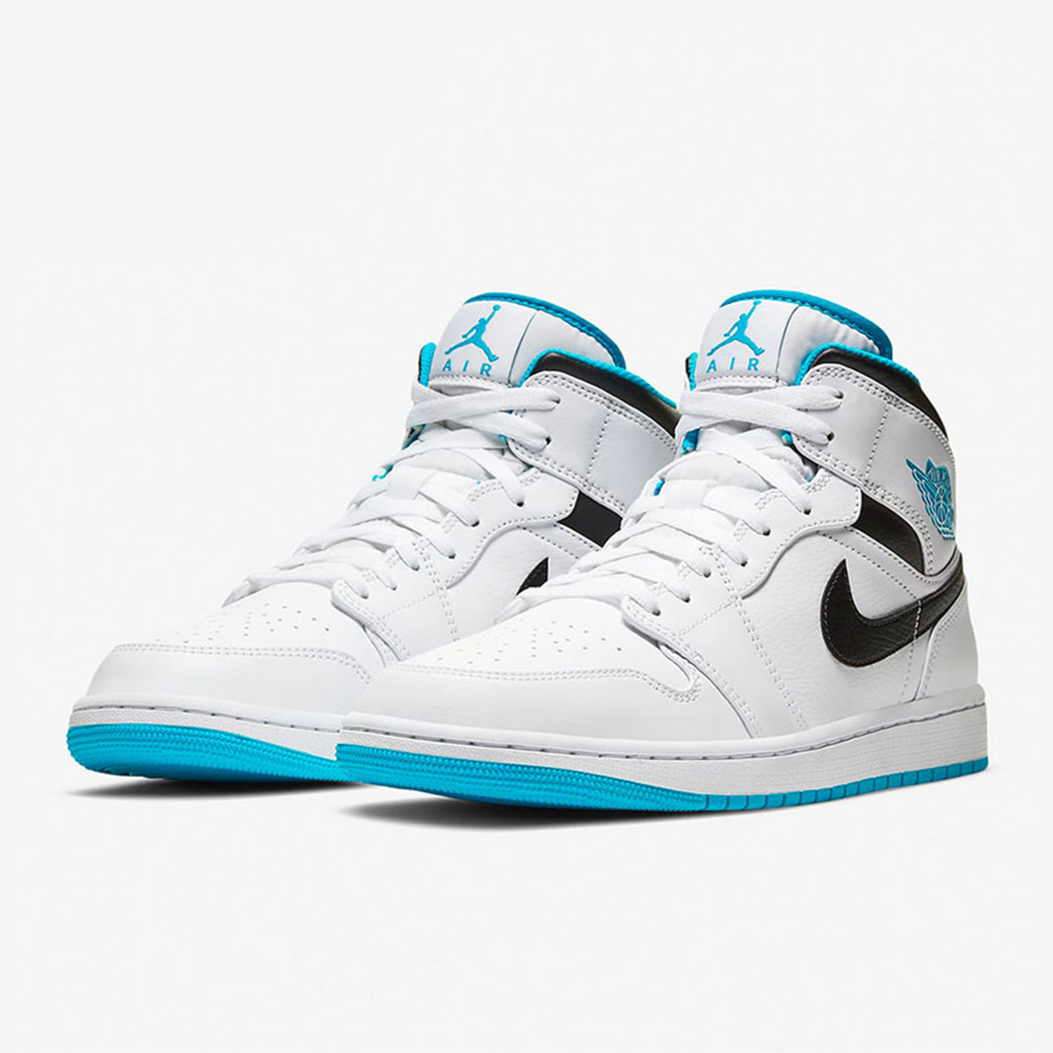 Men'S Shoes Jordan 1 - ไนกี้ของแท้ AIR JORDAN 1 รองเท้าบาสเก็ตบอลสำหรับผู้ชายแบบมีเบาะรองรับแรงกระแทก 554724-141