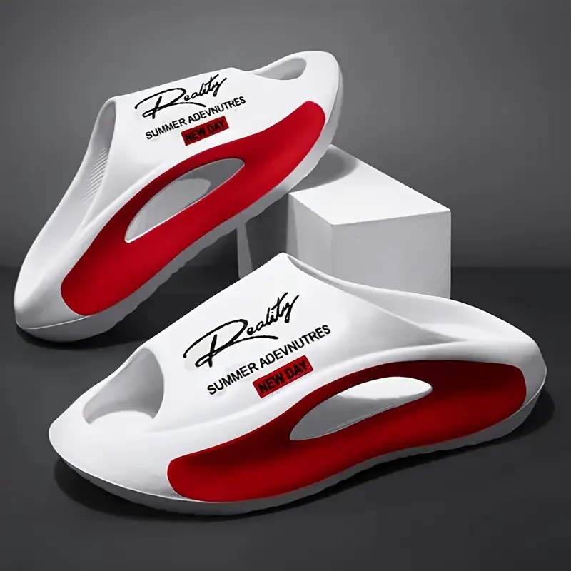Men Shoes On - รองเท้าแตะลำลองแบบ unisex สวมใส่ได้ทุกฤดู รองเท้าแตะผู้หญิงใส่สบาย รองเท้าใส่ในบ้าน ระบายอากาศได้ดี