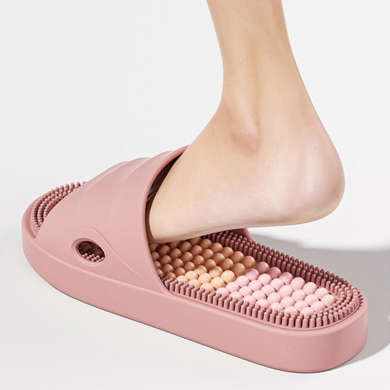 Men'S Shoes With Platform - รองเท้าแตะนวดสำหรับฤดูร้อน ผู้หญิง ผู้ชาย นุ่มสบาย คู่รัก ใส่ได้