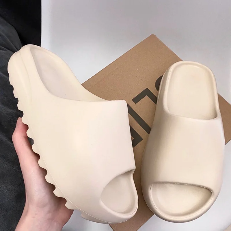 Men Shoes On - รองเท้าแตะแบบสวมกันลื่น พื้นหนานุ่ม สำหรับผู้หญิง ผู้ชาย ใช้ในบ้าน นอกบ้าน