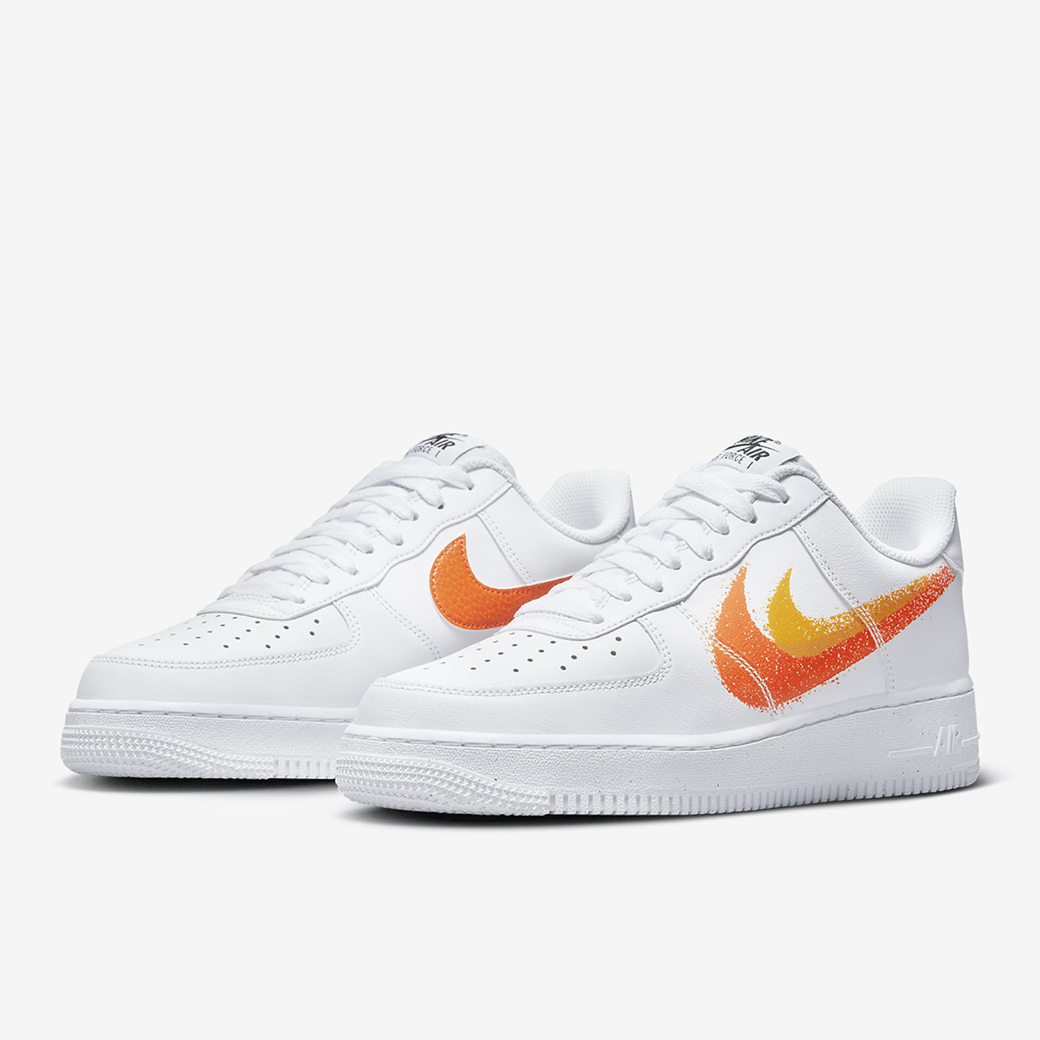 Men'S Shoes Nike Air Force - ไนกี้ของแท้ AIR FORCE 1 '07 รองเท้ากีฬาและสันทนาการสำหรับผู้ชายและผู้หญิงแบบตะขอคู่