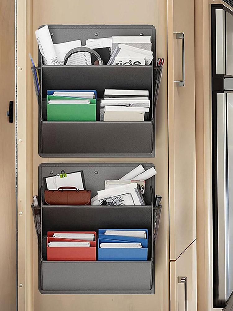 Men Shoes Rack - 1PC RV รองเท้าพร้อมเทปกาวประตูชั้นวางรองเท้าขนาดใหญ่กระเป๋าลึกเหมาะสําหรับ Campers พื้นที่แคบตู้เสื้อผ้า