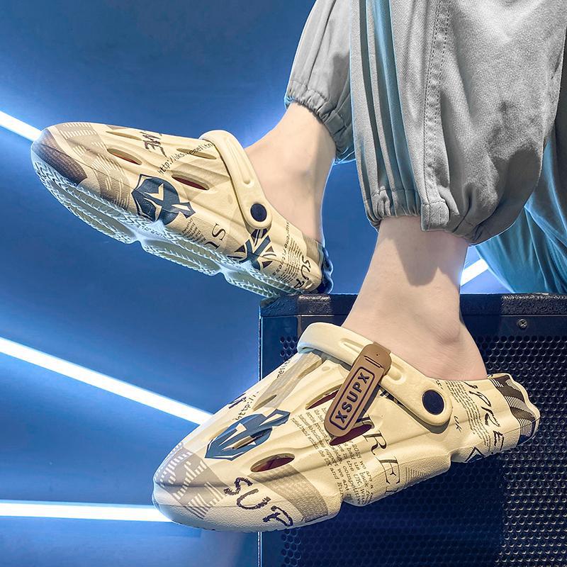 ผู้ชายรองเท้าแตะกลางแจ้งฤดูใบไ - Sport Slide Men บทวิจารณ์และราคา