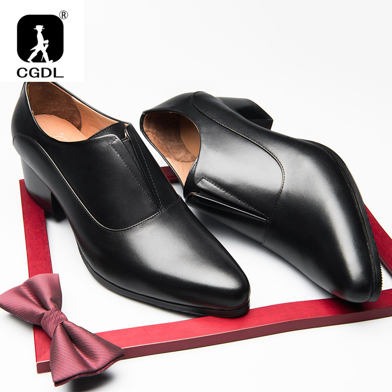 รองเท้าหนังผู้ชายรองเท้าส้นสูง - Men Shoes Louboutin บทวิจารณ์และราคา