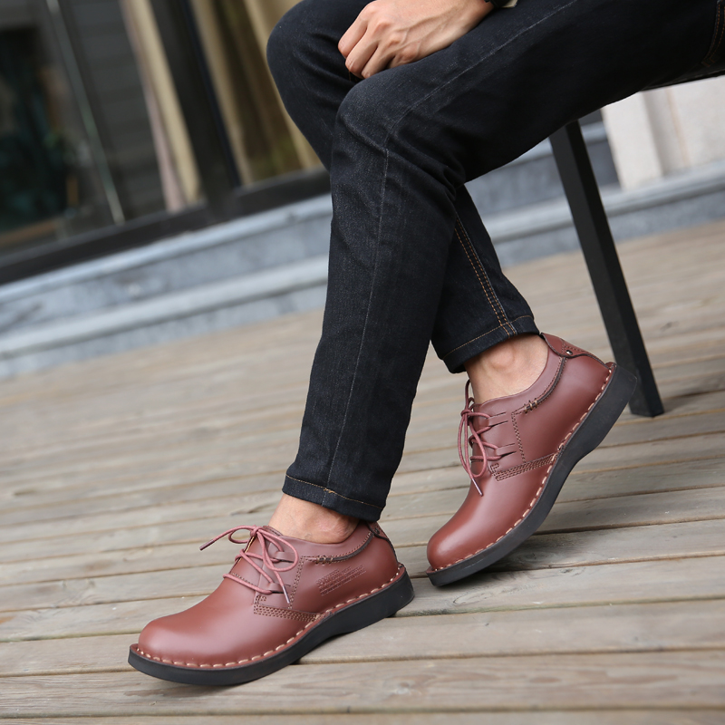 Strongshen รองเท้าหนังแท้สำหรั - Men Shoes Louboutin บทวิจารณ์และราคา