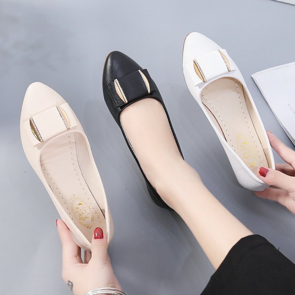 รองเท้าผู้หญิงแฟชั่นลำลองแบบสว - Dress Shoe Pointed บทวิจารณ์และราคา