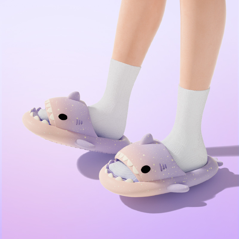 น่ารักการ์ตูน Shark รองเท้าแตะ - Men Shoes On บทวิจารณ์และราคา