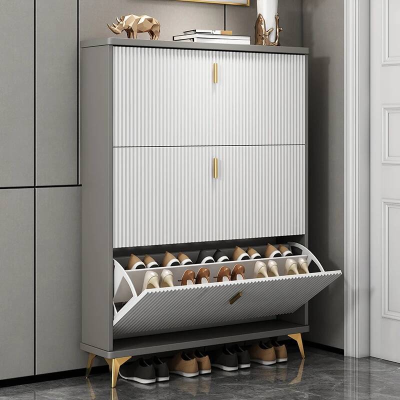 โมเดิร์นมินิมอลลิสต์ตู้รองเท้า - Men Shoes Rack บทวิจารณ์และราคา