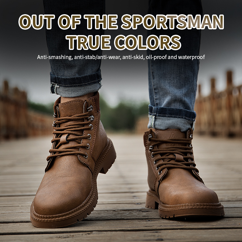 รองเท้าทำงานกันน้ำเหล็กนิ้วเท้ - Work Boot Steel Toe บทวิจารณ์และราคา