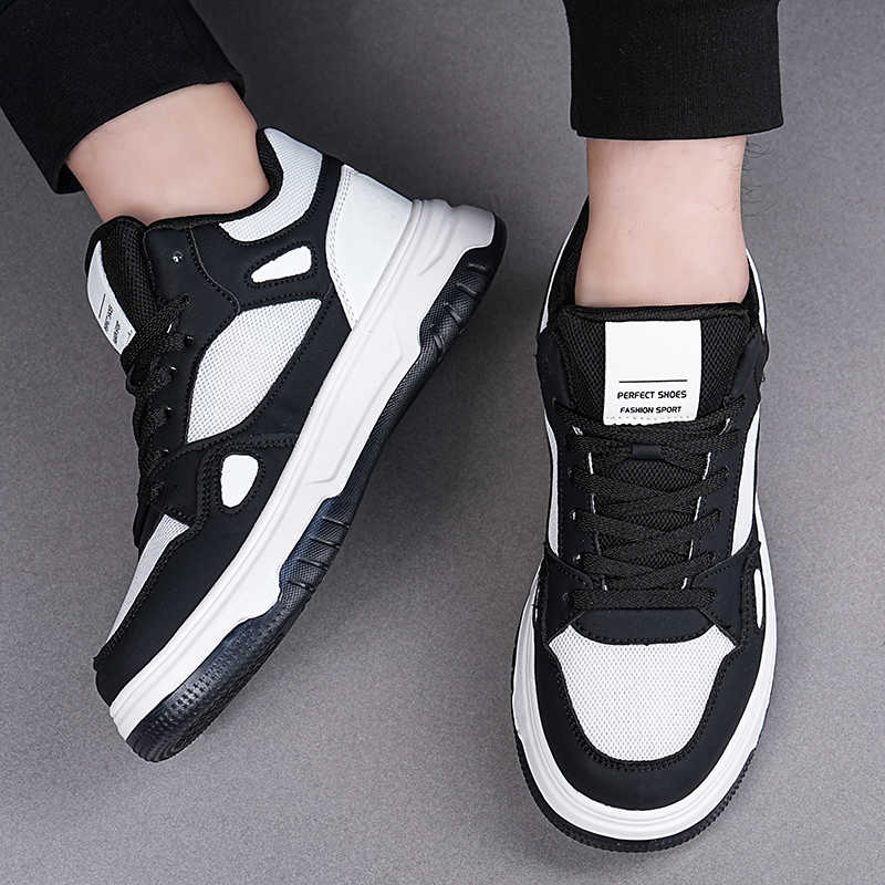 รองเท้าผ้าใบผู้ชายแบบหนา ส้นสู - Men'S Shoes With Platform บทวิจารณ์และราคา