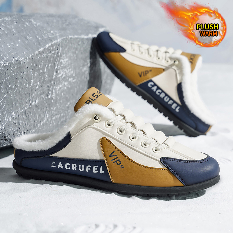 รองเท้าแตะลำลองบุขนแกะสำหรับฤด - Men Shoes Online บทวิจารณ์และราคา