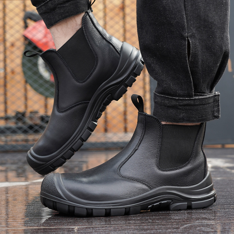 ผู้ชายขนาดใหญ่แฟชั่น Steel Toe - Work Boot Steel Toe บทวิจารณ์และราคา