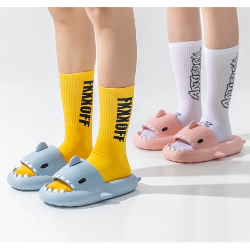 รองเท้าแตะผู้ชายลายฉลาม รองเท้ - Sport Slide Men บทวิจารณ์และราคา