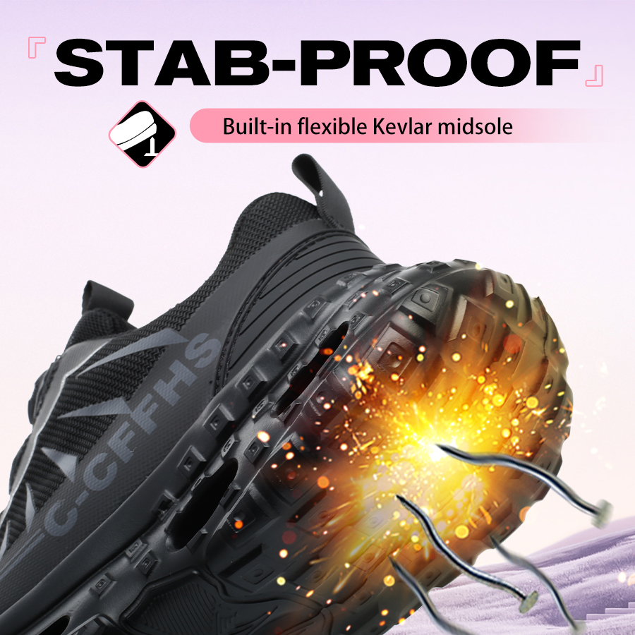รองเท้าเซฟตี้ผู้หญิงแบบหมุนปิด - Work Boot Steel Toe บทวิจารณ์และราคา