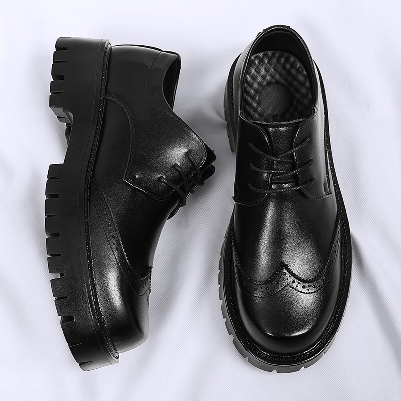 2024หนังแท้สีดำล้วนสำหรับผู้ชา - Men Shoes Louboutin บทวิจารณ์และราคา