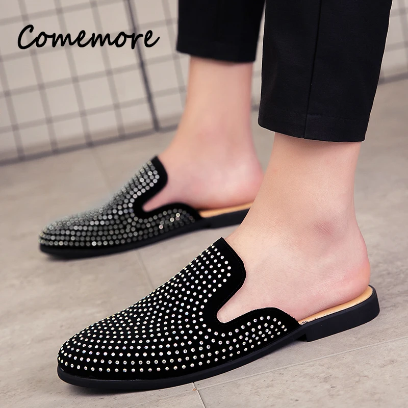รองเท้าหนังไรน์สโตนกลิตเตอร์หร - Men Shoes Louboutin บทวิจารณ์และราคา