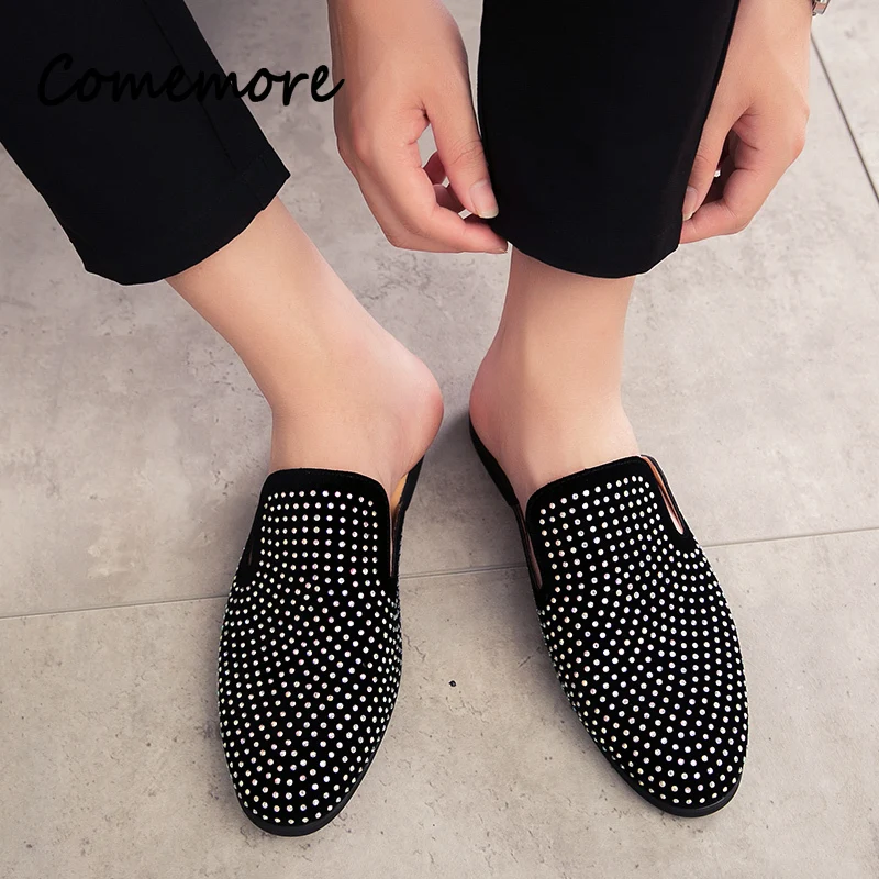 รองเท้าหนังไรน์สโตนกลิตเตอร์หร - Men Shoes Louboutin บทวิจารณ์และราคา