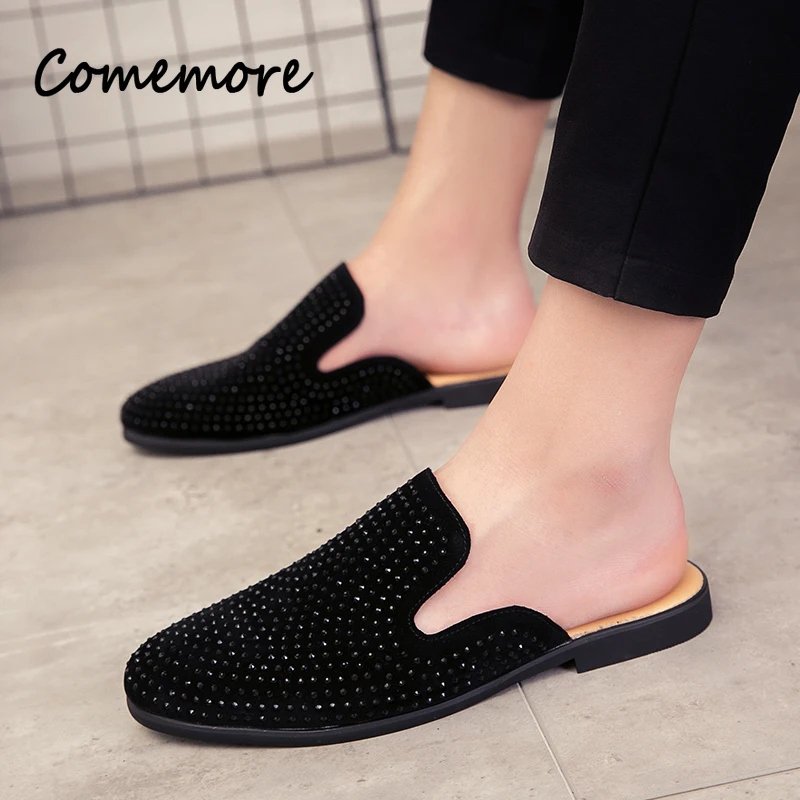 รองเท้าหนังไรน์สโตนกลิตเตอร์หร - Men Shoes Louboutin บทวิจารณ์และราคา