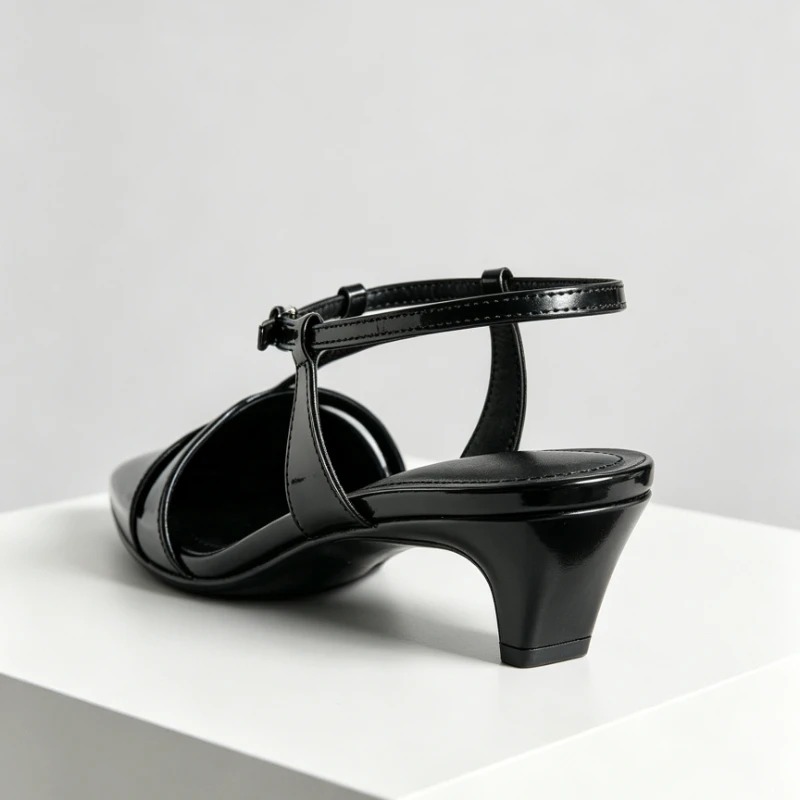 รองเท้าส้นสูงแบบคิทเทนฮีลหนังแ - Dress Shoe Pointed บทวิจารณ์และราคา