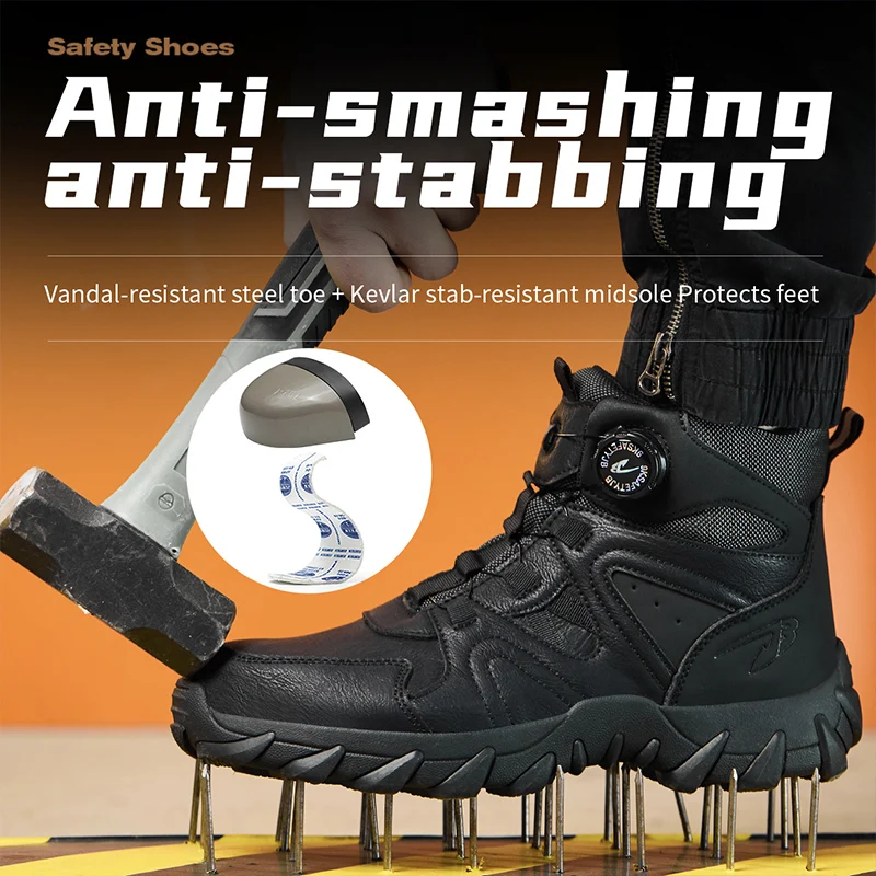 รองเท้าบูทนิรภัยสำหรับผู้ชาย ร - Work Boot Steel Toe บทวิจารณ์และราคา