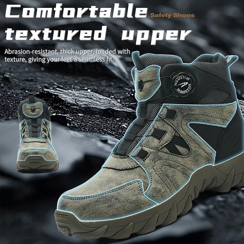 รองเท้าบูทนิรภัยสำหรับผู้ชาย ร - Work Boot Steel Toe บทวิจารณ์และราคา