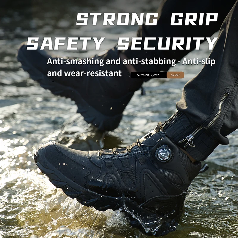 รองเท้าบูทนิรภัยสำหรับผู้ชาย ร - Work Boot Steel Toe บทวิจารณ์และราคา