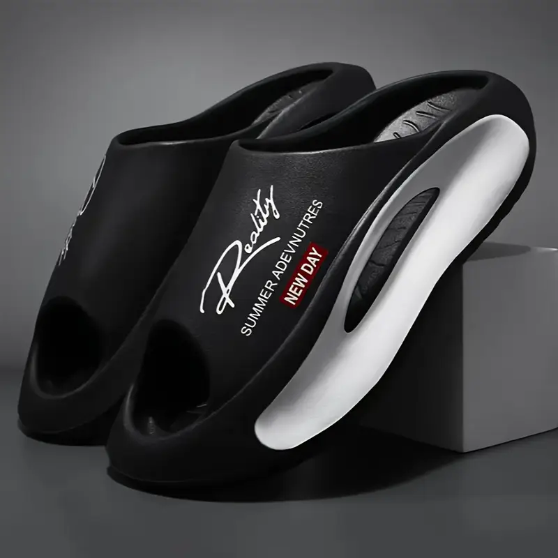 รองเท้าแตะลำลองแบบ unisex สวมใ - Men Shoes On บทวิจารณ์และราคา