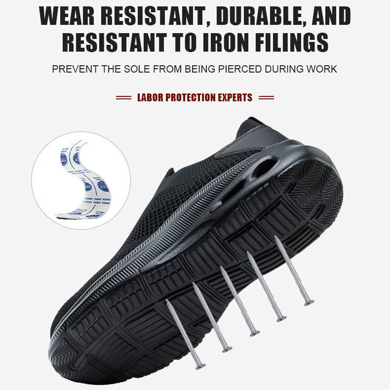 รองเท้าเซฟตี้ผู้ชายแบบระบายอาก - Work Boot Steel Toe บทวิจารณ์และราคา