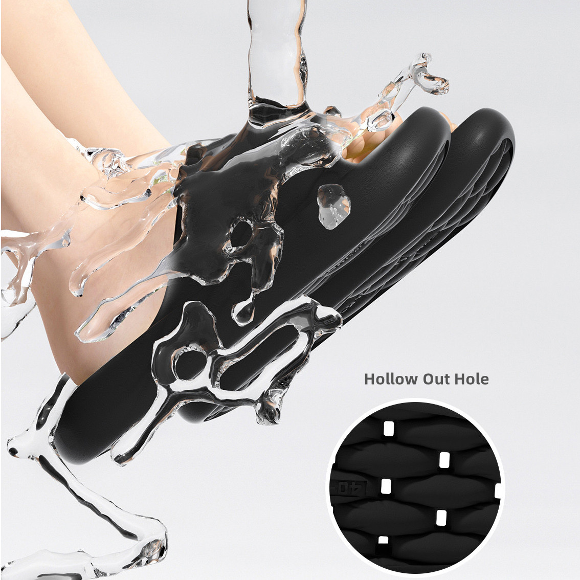 รองเท้าแตะห้องน้ำไซส์ใหญ่ 48 4 - Men'S Shoes With Platform บทวิจารณ์และราคา