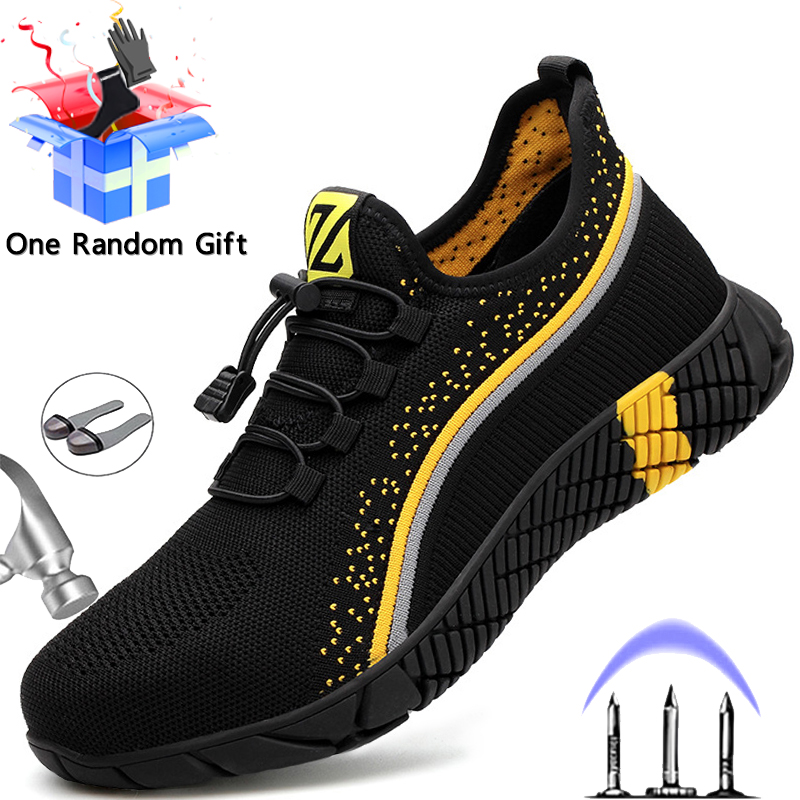 MJYTHFชายทำลายรองเท้าทำงานรองเ - Work Boot Steel Toe บทวิจารณ์และราคา