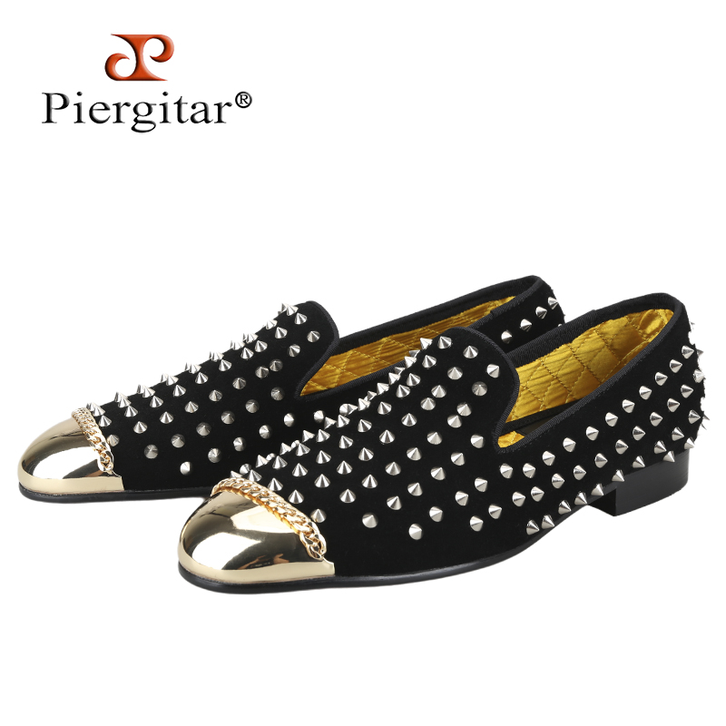 Piergitar Handmade ผู้ชายรองเท - Men Shoes Louboutin บทวิจารณ์และราคา