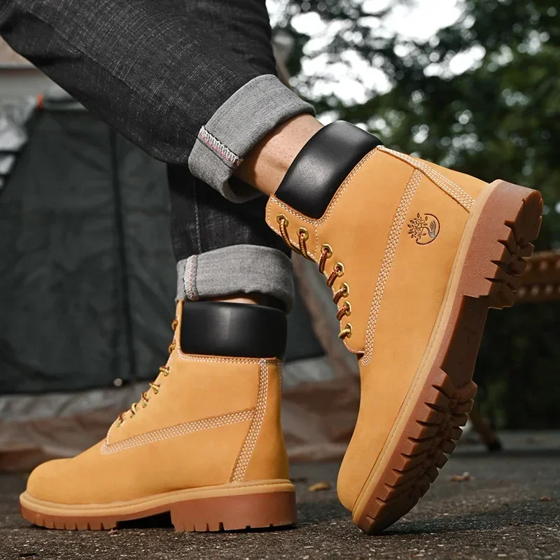 รองเท้าบูทผู้ชาย รองเท้าบูทหุ้ - Men'S Shoes With Platform บทวิจารณ์และราคา