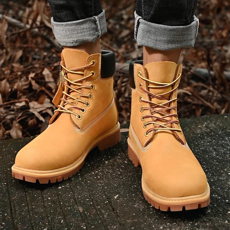 รองเท้าบูทผู้ชาย รองเท้าบูทหุ้ - Men'S Shoes With Platform บทวิจารณ์และราคา