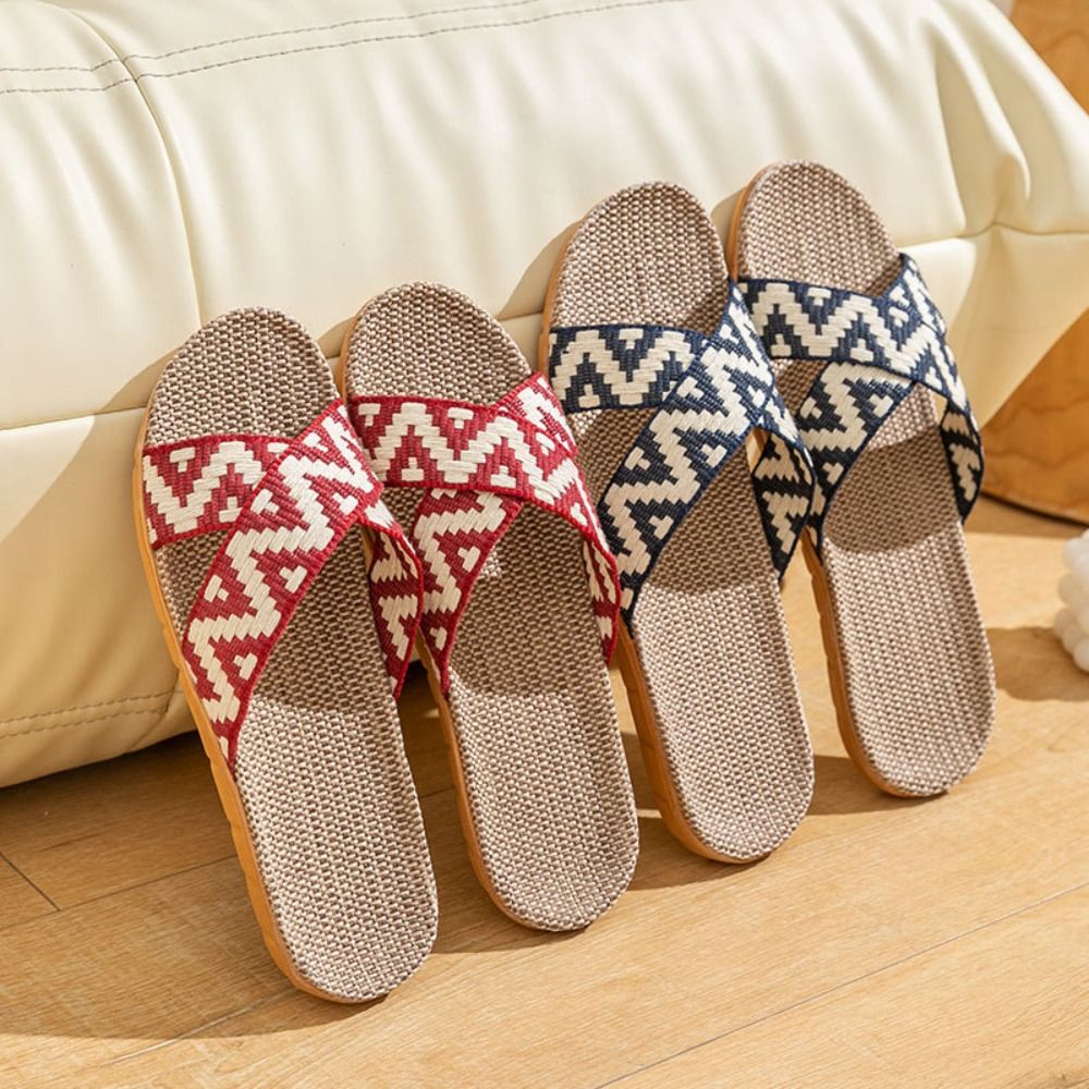 รองเท้าแตะสไตล์ชาติพันธุ์ผ้าลิ - Men'S Shoes In Fashion บทวิจารณ์และราคา